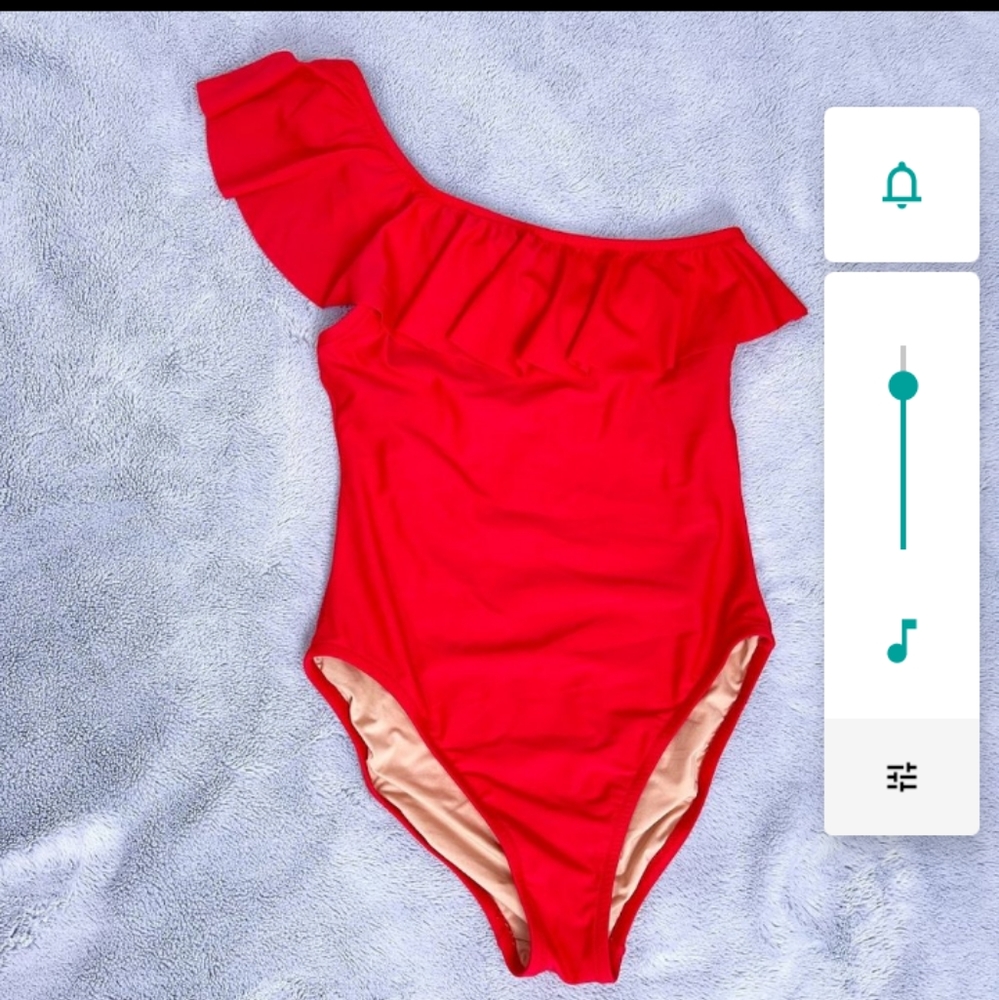 J. Crew factory one shoulder swim suit NWT